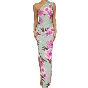 JLUXLABEL Eden Floral One Shoulder Dress Size XS NWT